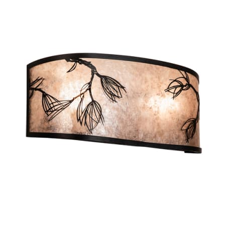 A large image of the Meyda Tiffany 249138 Textured Black