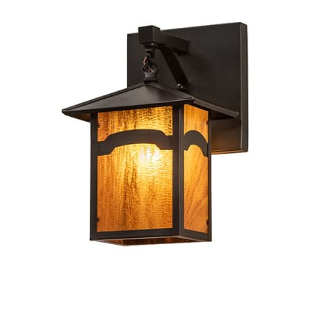 A large image of the Meyda Tiffany 250455 Craftsman Brown