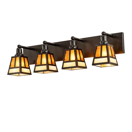 A large image of the Meyda Tiffany 256110 Craftsman Brown