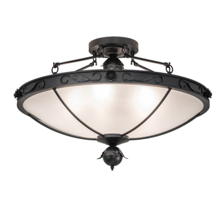 A large image of the Meyda Tiffany 258647 Textured Black