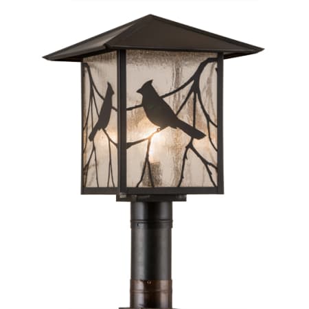 A large image of the Meyda Tiffany 41733 Craftsman Brown