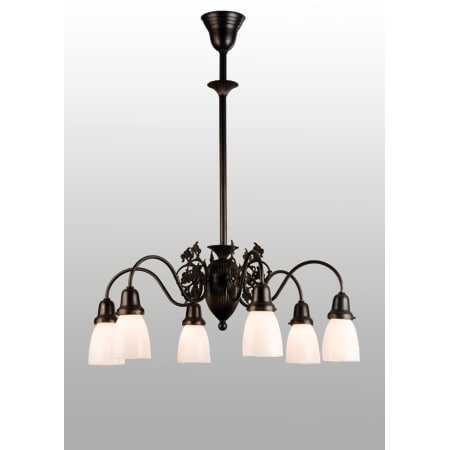 A large image of the Meyda Tiffany 50655 Craftsman Brown