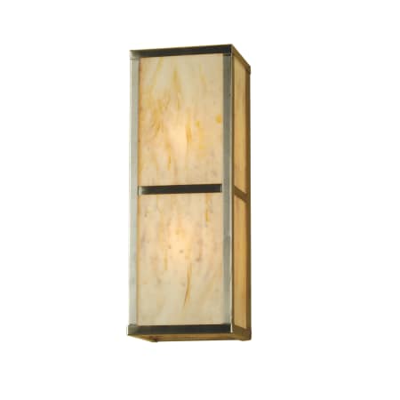 A large image of the Meyda Tiffany 51005 Satin Stainless Steel / Faux Alabaster