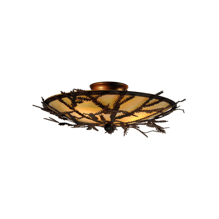 A large image of the Meyda Tiffany 52390 Craftsman Brown