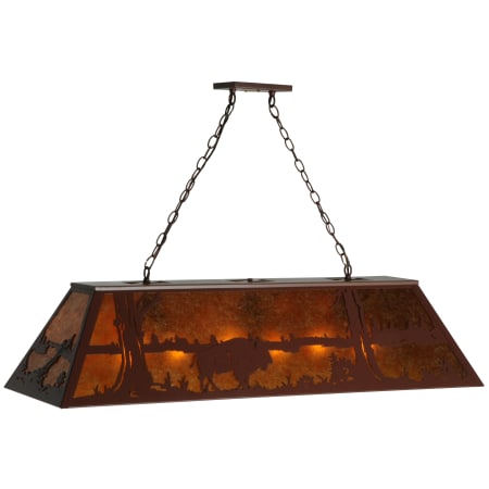 A large image of the Meyda Tiffany 68092 Rust / Amber Mica