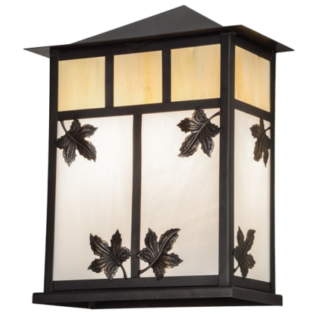 A large image of the Meyda Tiffany 70254 Craftsman Brown