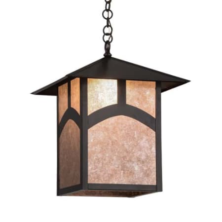 A large image of the Meyda Tiffany 85482 Craftsman Brown