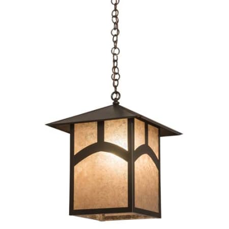 A large image of the Meyda Tiffany 92486 Craftsman Brown
