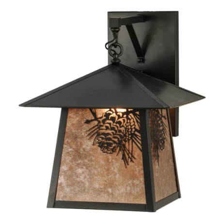 A large image of the Meyda Tiffany 93138 Craftsman Brown