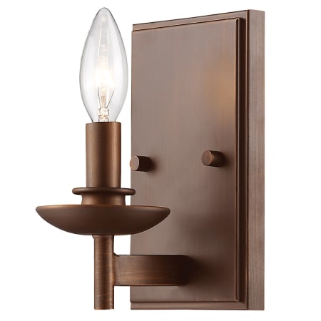 A large image of the Millennium Lighting 131 Rubbed Bronze