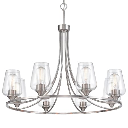 A large image of the Millennium Lighting 9728 Brushed Nickel