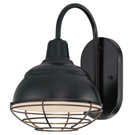 A large image of the Millennium Lighting RWHWB8 Satin Black