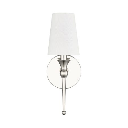 A large image of the Millennium Lighting 17101 Polished Nickel