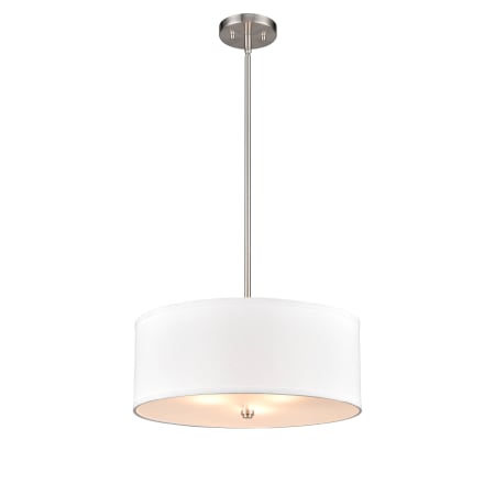 A large image of the Millennium Lighting 2003 Brushed Nickel