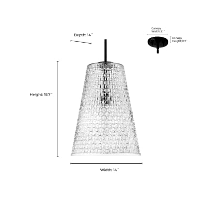 A large image of the Millennium Lighting 20701 Alternate Image