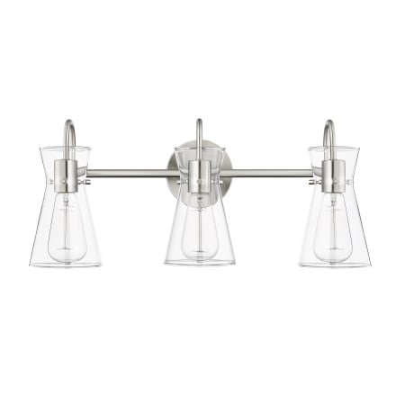 A large image of the Millennium Lighting 21003 Brushed Nickel