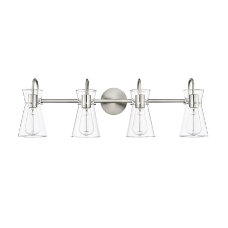 A large image of the Millennium Lighting 21004 Brushed Nickel