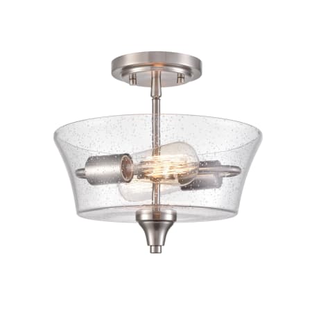 A large image of the Millennium Lighting 2110 Brushed Nickel