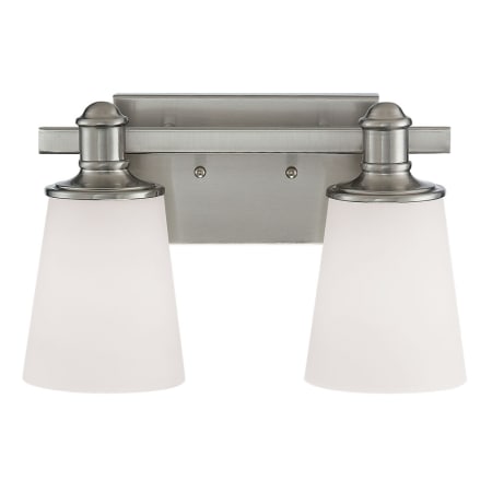 A large image of the Millennium Lighting 2162 Satin Nickel