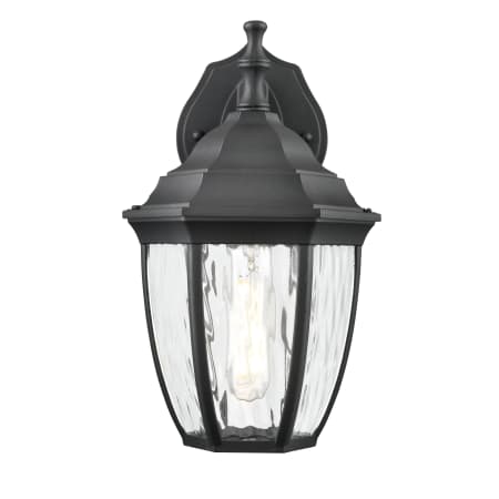 A large image of the Millennium Lighting 220001 Textured Black
