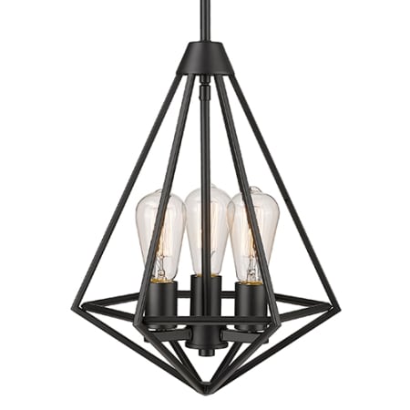 A large image of the Millennium Lighting 2213 Matte Black