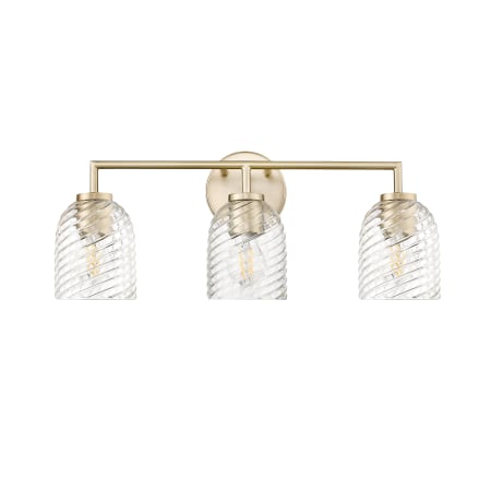 A large image of the Millennium Lighting 22203 Modern Gold