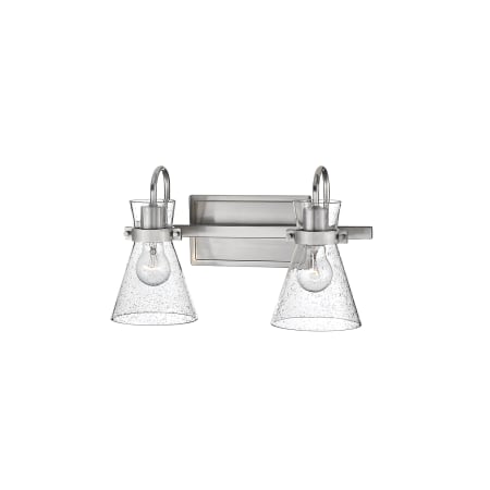 A large image of the Millennium Lighting 2332 Brushed Nickel