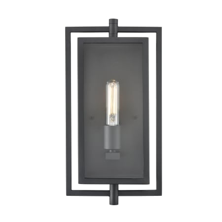 A large image of the Millennium Lighting 250001 Textured Black