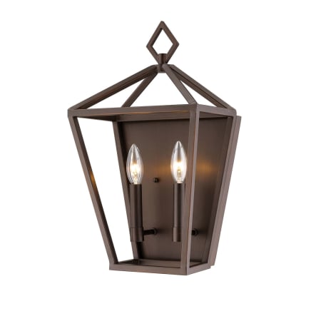 A large image of the Millennium Lighting 2572 Rubbed Bronze