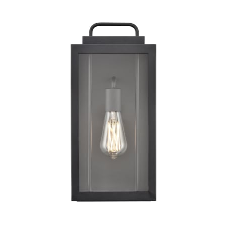 A large image of the Millennium Lighting 260001 Textured Black