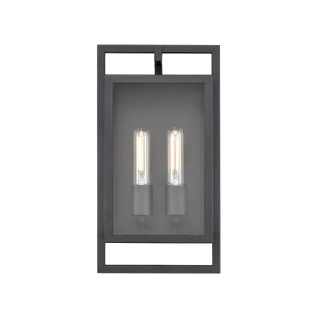 A large image of the Millennium Lighting 270002 Textured Black