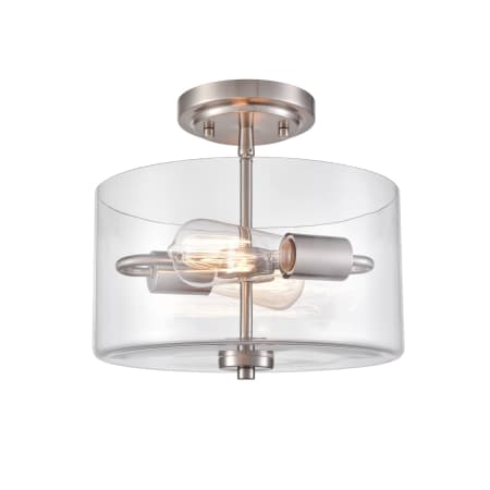 A large image of the Millennium Lighting 2710 Brushed Nickel