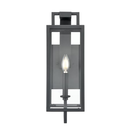 A large image of the Millennium Lighting 280001 Textured Black