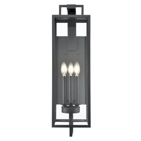 A large image of the Millennium Lighting 280003 Textured Black