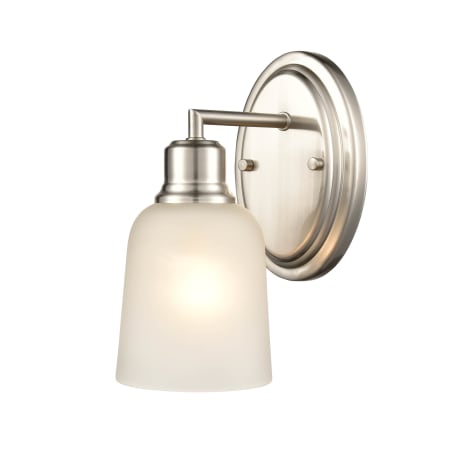 A large image of the Millennium Lighting 2801 Brushed Nickel