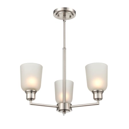 A large image of the Millennium Lighting 2813 Brushed Nickel