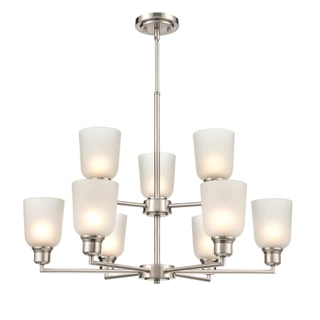 A large image of the Millennium Lighting 2819 Brushed Nickel