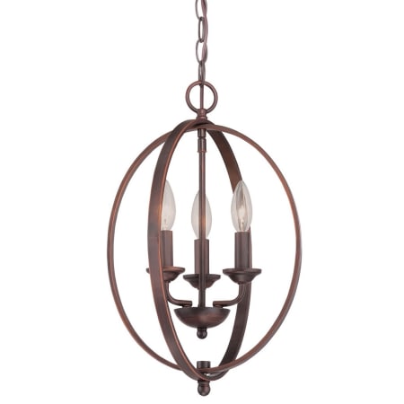 A large image of the Millennium Lighting 3033 Rubbed Bronze
