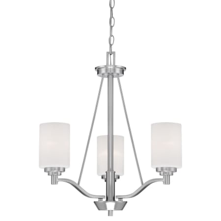 A large image of the Millennium Lighting 3153 Satin Nickel