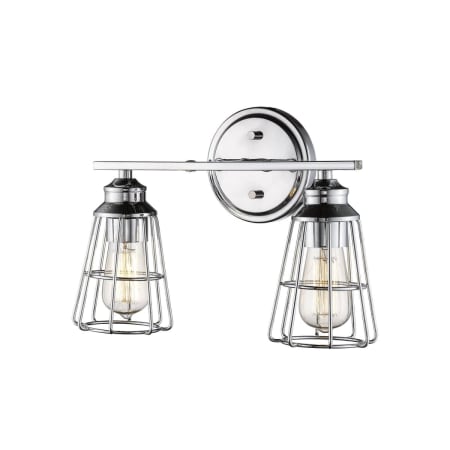 A large image of the Millennium Lighting 3382 Chrome