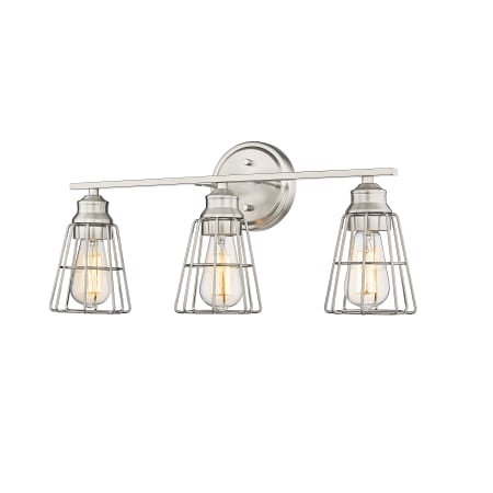 A large image of the Millennium Lighting 3383 Brushed Nickel