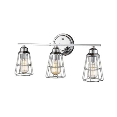 A large image of the Millennium Lighting 3383 Chrome
