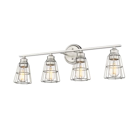 A large image of the Millennium Lighting 3384 Brushed Nickel