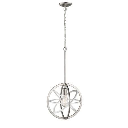 A large image of the Millennium Lighting 3395 Millennium Lighting-3395-Wh Br Nickel Full