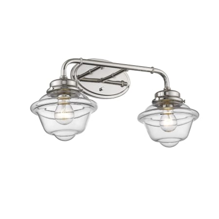 A large image of the Millennium Lighting 3442 Polished Nickel