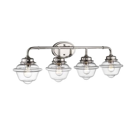 A large image of the Millennium Lighting 3444 Polished Nickel