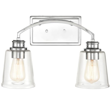 A large image of the Millennium Lighting 3602 Chrome
