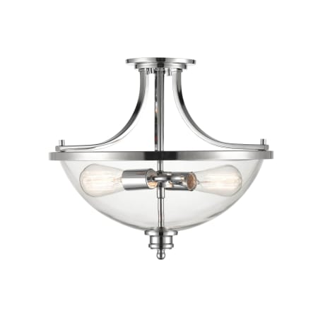 A large image of the Millennium Lighting 3622 Chrome