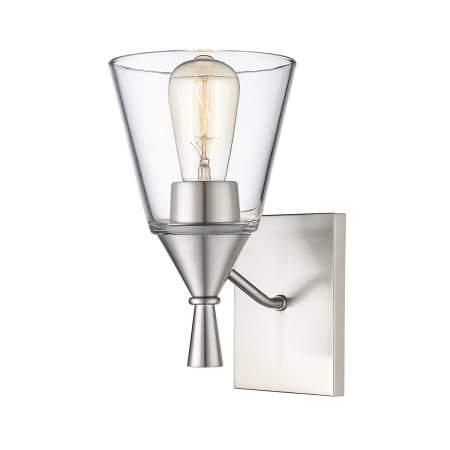 A large image of the Millennium Lighting 410001 Brushed Nickel