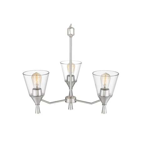 A large image of the Millennium Lighting 412003 Brushed Nickel